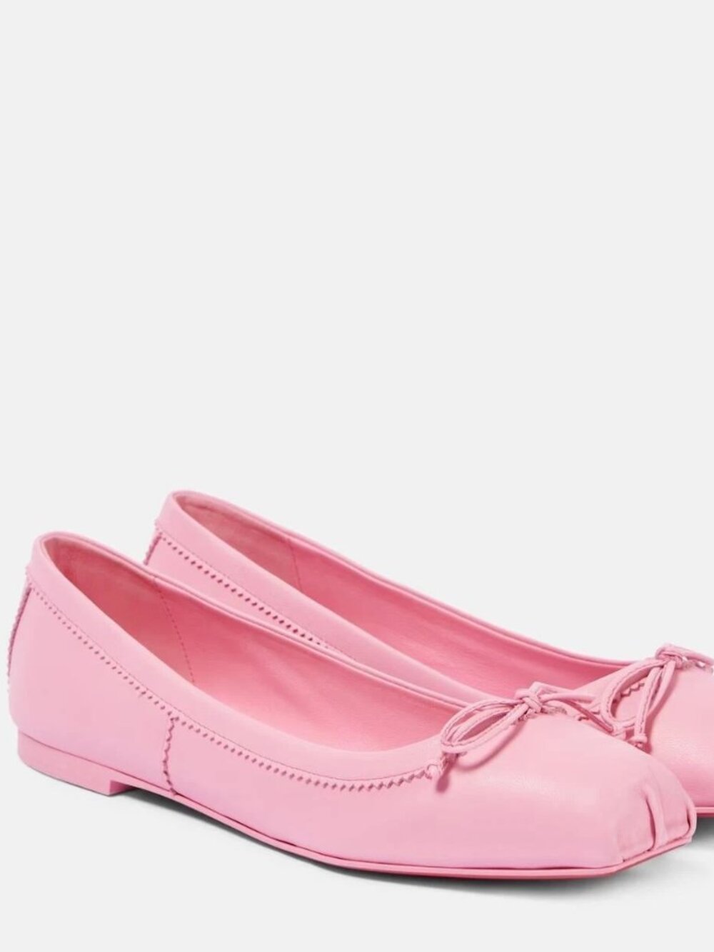 Christian Louboutin MAMADRAGUE Leather Ballerina Ballet Flat Shoes Calipso
